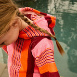 June Nudie Hooded Towel - Dahlia