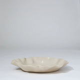 Ruffle Round Platter Chalk White | XL