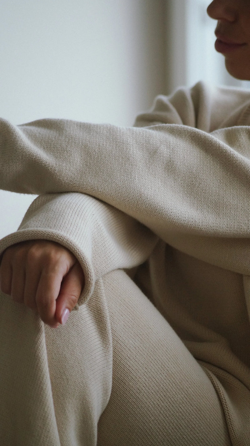 Women's Knit Set | Beige