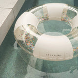Mini Tube Pool Ring Cotton Candy Stripe