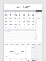 2026 Linen Planner & Calendar. Rose