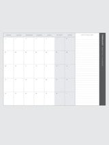 2026 Weekly Planner. Flowers