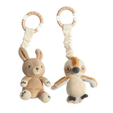 2pk Stroller Toy - Kangaroo & Kookaburra