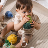 2pk Stroller Toy - Broccoli & Tomato