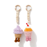 2pk Stroller Toy - Ice Cream and Cupcake