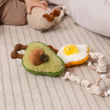 2pk Stroller Toys - Avocado & Egg on Toast