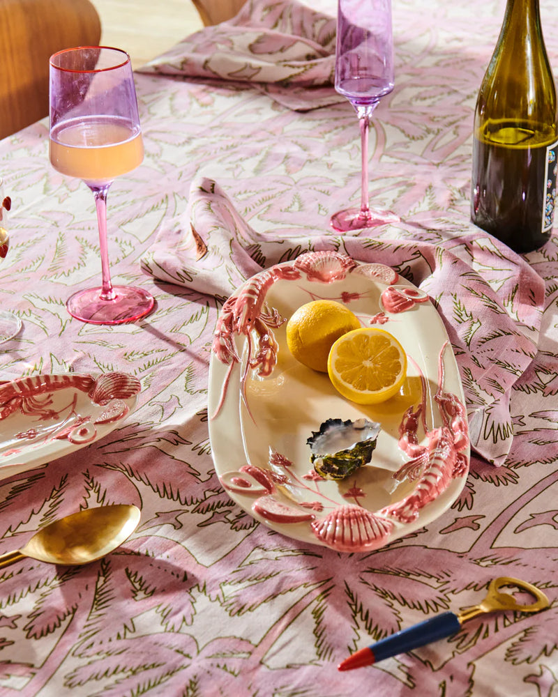 Lilac Colour Block Champagne Glass 2P Set