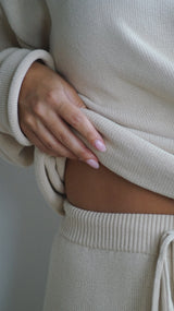 Women's Knit Set | Beige