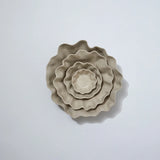 Ruffle Bowl Chalk White | XS