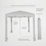 Beach Cabana Casa Stripe