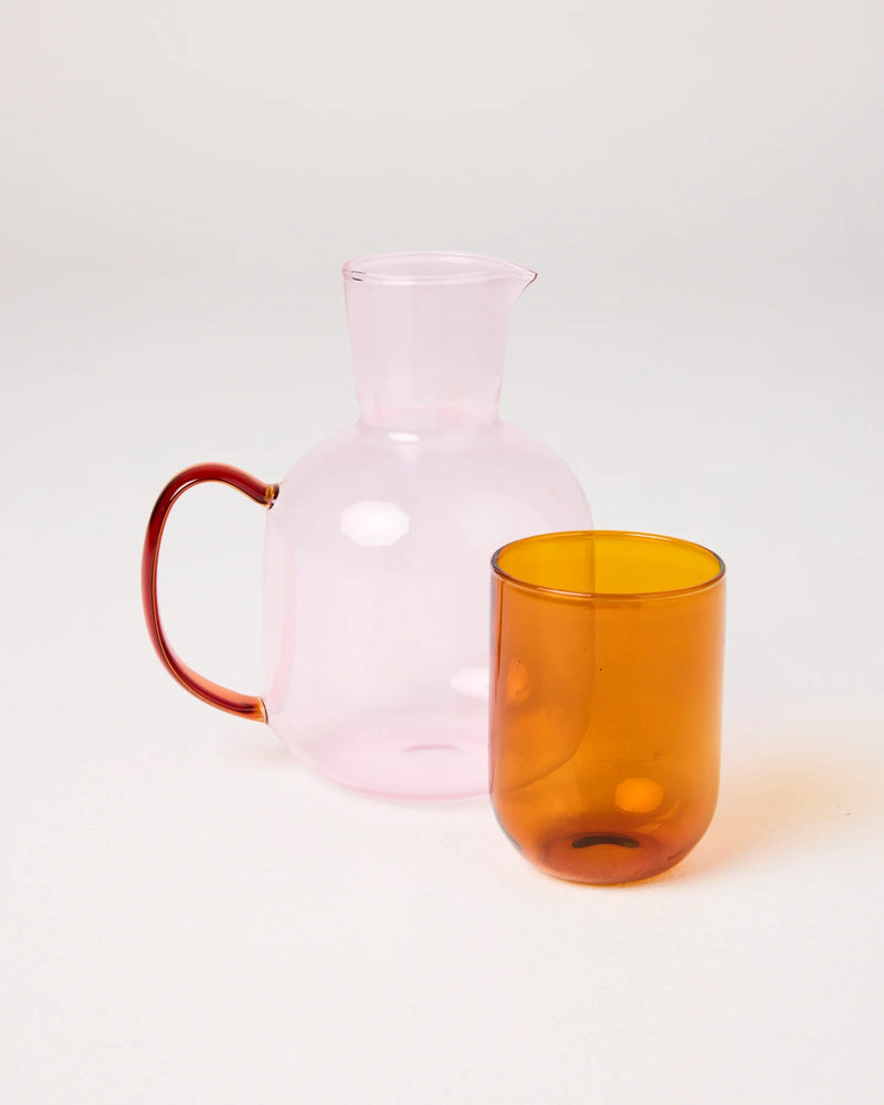 Marshmallow And Marmalade Carafe & Glass