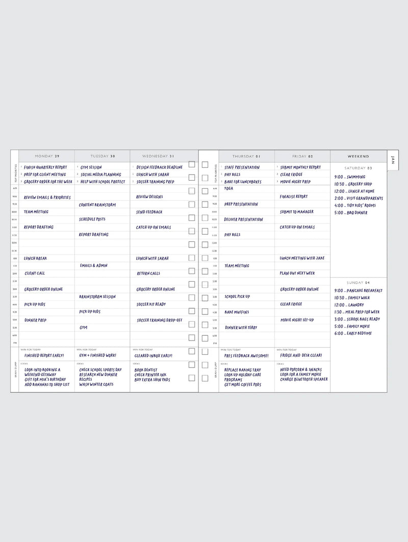 2026 Write The Day Planner. Shell