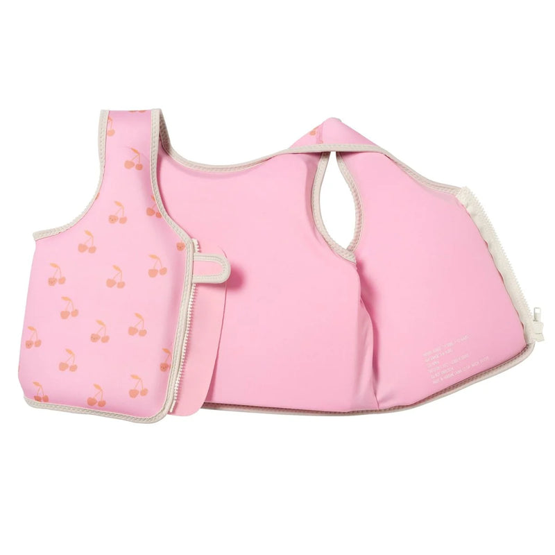Kids Swim Vest Cotton Candy Cherry