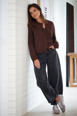 DARTED BARREL JEAN | FADED BLACK