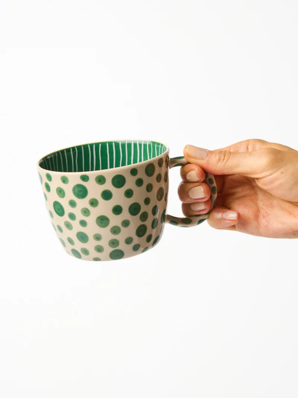 CHINO MUG GREEN SPOT