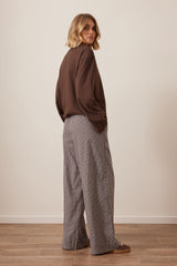 THE LOUNGE PANT | CHOCOLATE CHECK