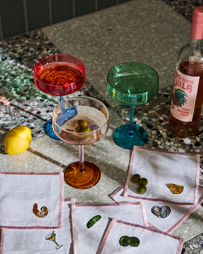 Marshmallow And Marmalade Margarita Glass 2P Set