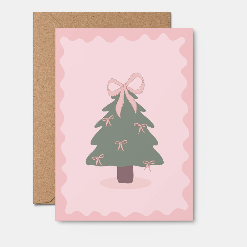 Bow Christmas Tree Card