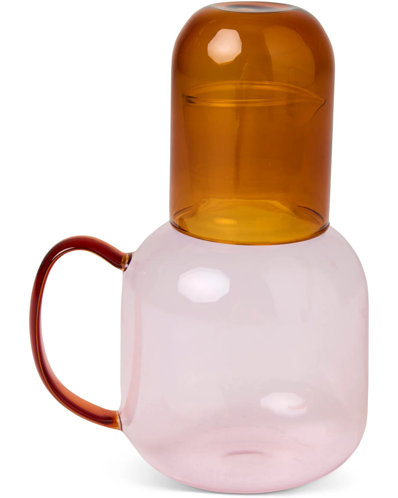 Marshmallow And Marmalade Carafe & Glass