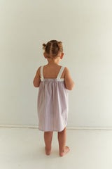 JNR Valerie Dress - Rosa Stripe