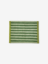 Stripe Reversible Khaki Bath Mat