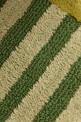 Stripe Reversible Khaki Long Bath Mat