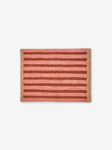 Stripe Reversible Terracotta Bath Mat