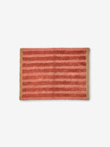 Stripe Reversible Terracotta Bath Mat