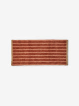 Stripe Reversible Terracotta Long Bath Mat
