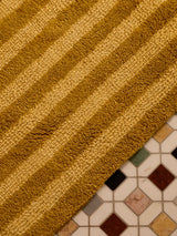 Stripe Mustard Bath Mat