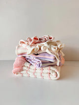 Raised Stripe Knit SET | Aster/Sweetpea/Snow