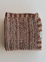 Chunky Knit Blanket | Chocolate