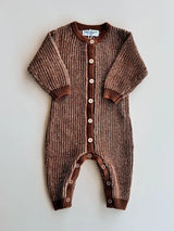 Chunky Full Romper| Chocolate