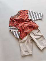 Colour Block Stripe Tee | Tuscany