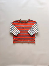 Colour Block Stripe Tee | Tuscany