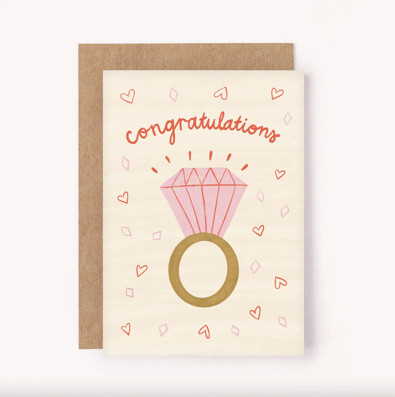 Congratulations Engagement Card