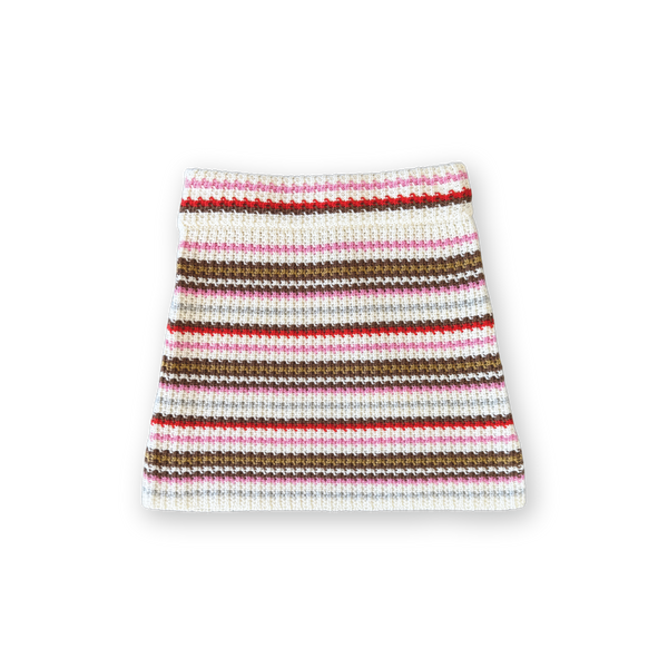 Organic Sunshine Stripe Knit Skirt