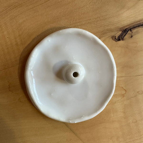 Ceramic Incense Holder - Milk