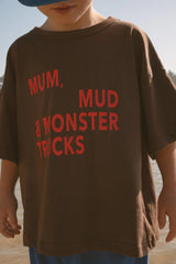 MMM TEE | BROWN/RED
