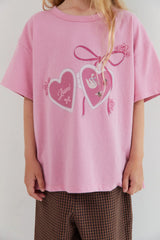 Love Locket Tee - Pink
