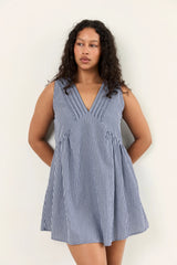 Hunter Mini Dress - Midnight Check