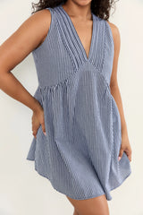 Hunter Mini Dress - Midnight Check