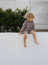 Basics Rib Set | Midnight Tide Stripe