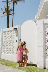 Zulu Dress | Berry Stripe