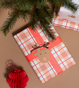 Tartan | Tan + Red