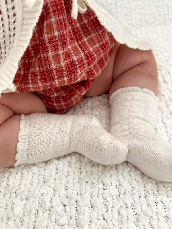 Socks | Lace - Milk