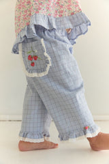 Dora Pant - Sky Gingham