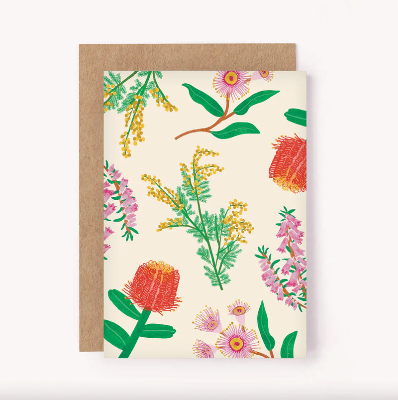 Australian Wildflower Card