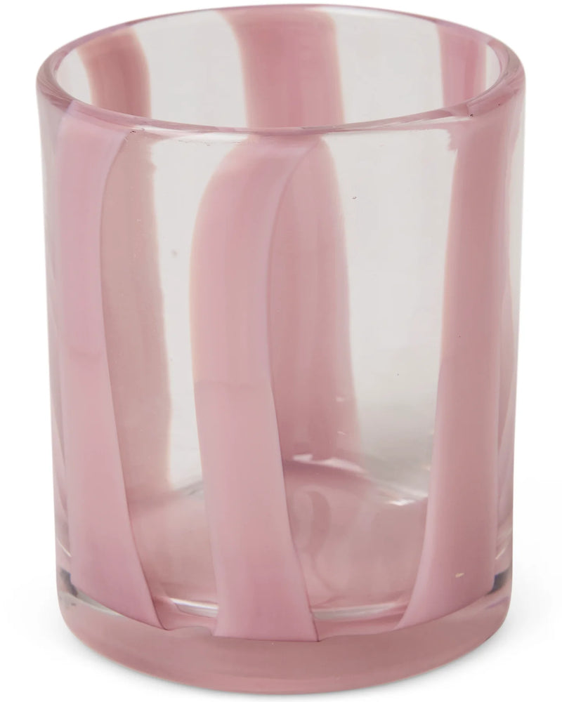 Oink Stripe Tumbler Glass 2P Set