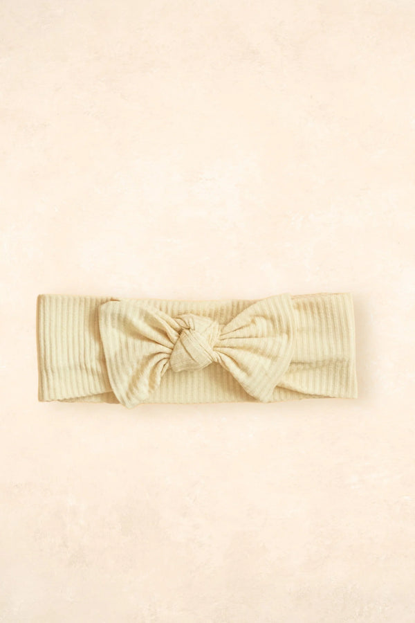 Bamboo Stretch Bow | Oat